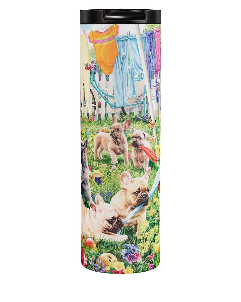 Frenchies At Play Tumbler