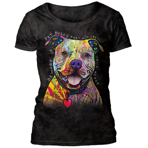 Beware Of Pit Bulls Women's Scoop T-shirt