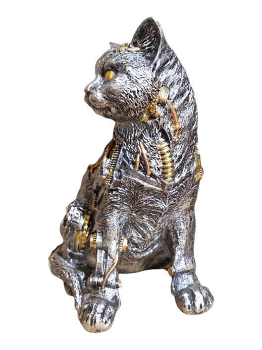 Steampunk Cat 17*14*20cm
