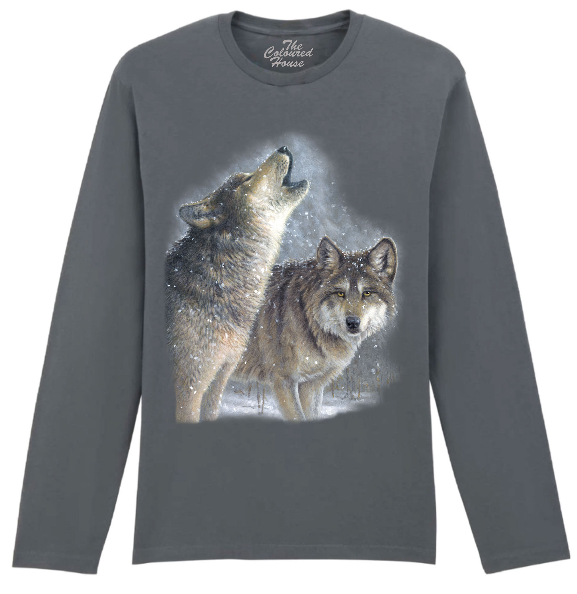 Snowfall Wolves Longsleeve