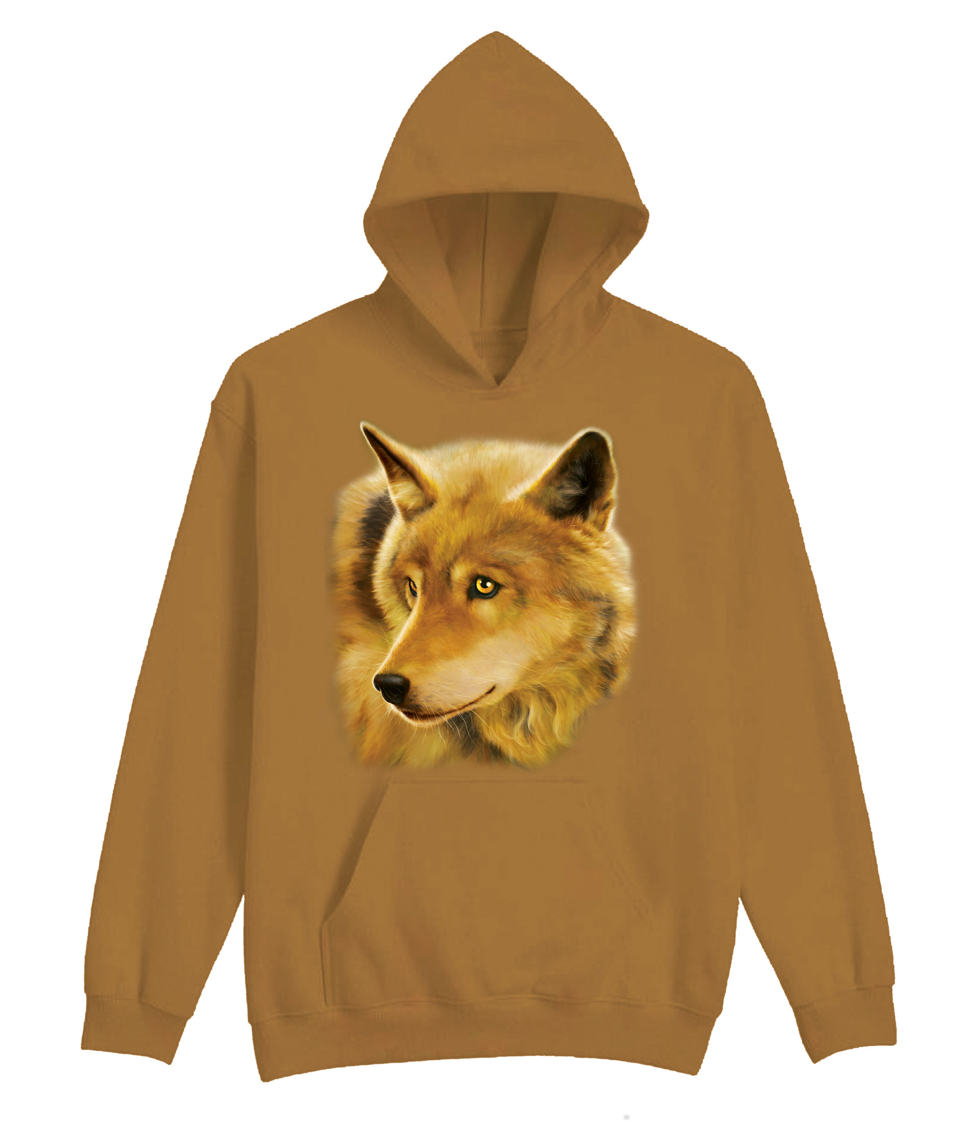 Wolf Golden Sun Hoodie