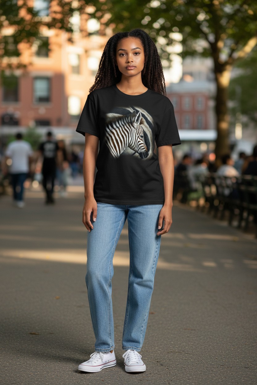 Keeping Close - Zebra Ladies T-shirt