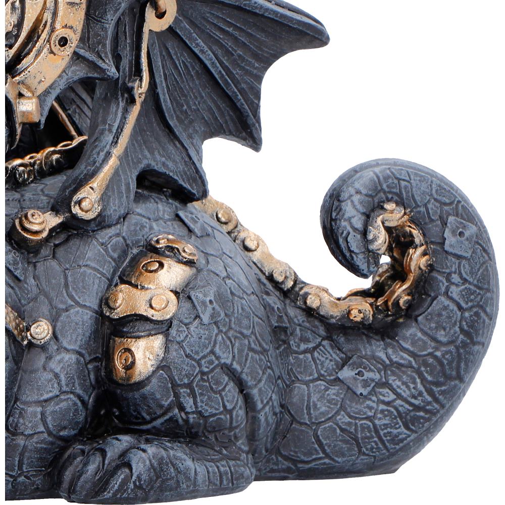 Gearling Black Steampunk Dragon 14.6cm