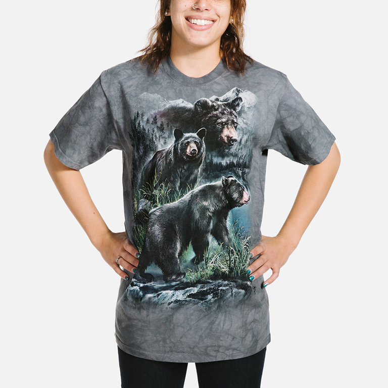 Three Black Bear