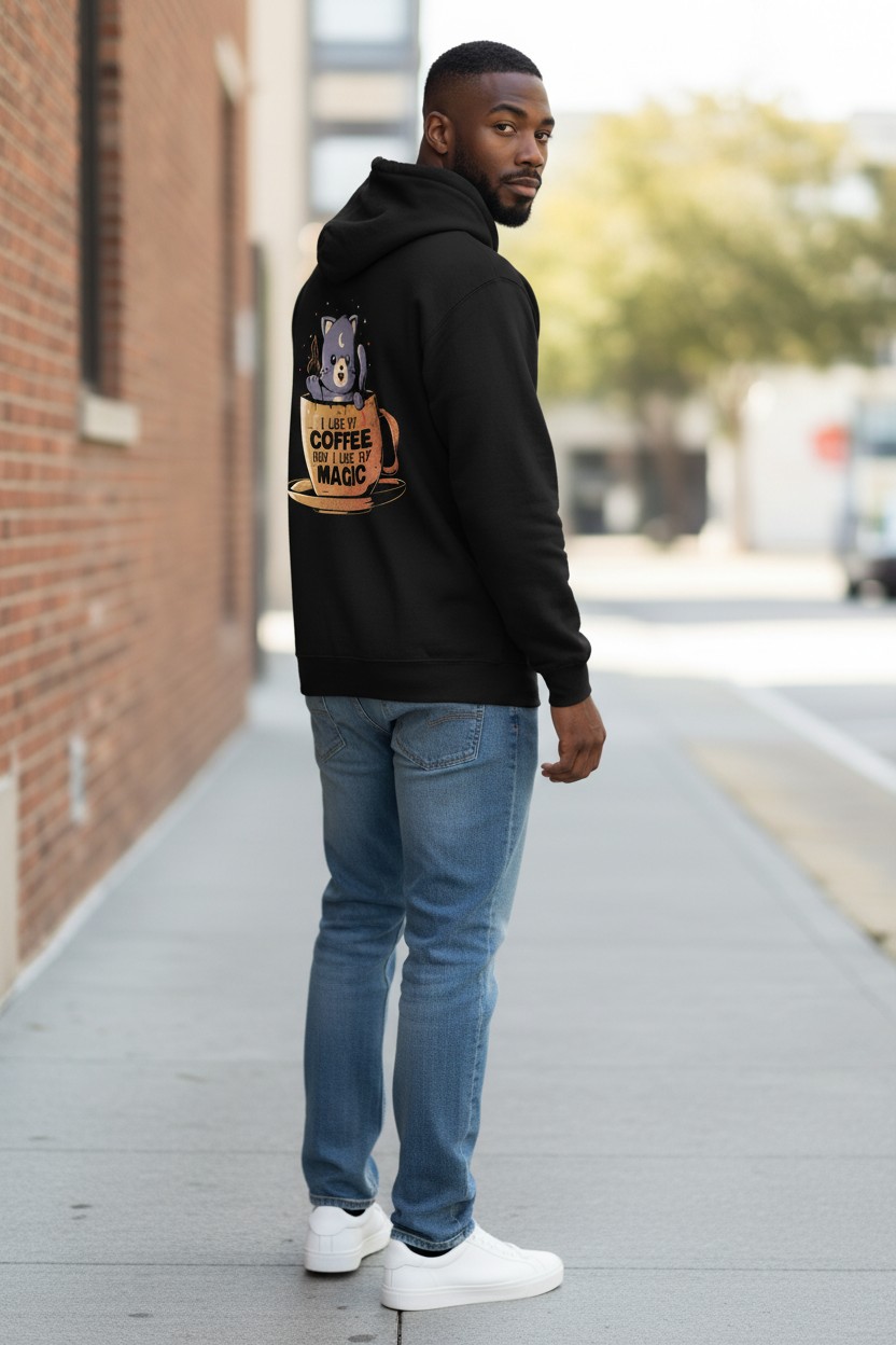 Black Coffee Shein Hoodie
