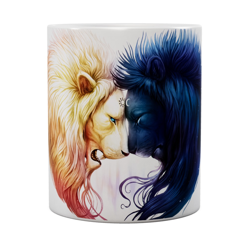 Day And Night - Lion Mug