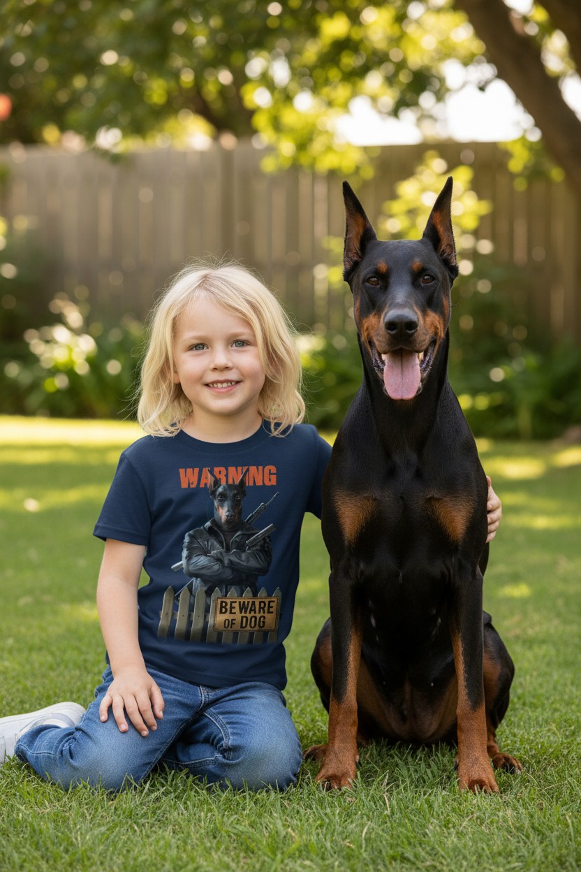 Beware Of Dog Dobermann KIDS