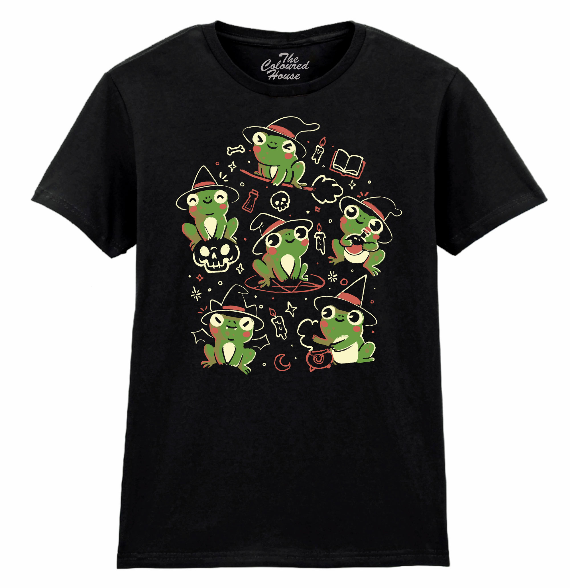 Spooky Frogs Ladies T-shirt