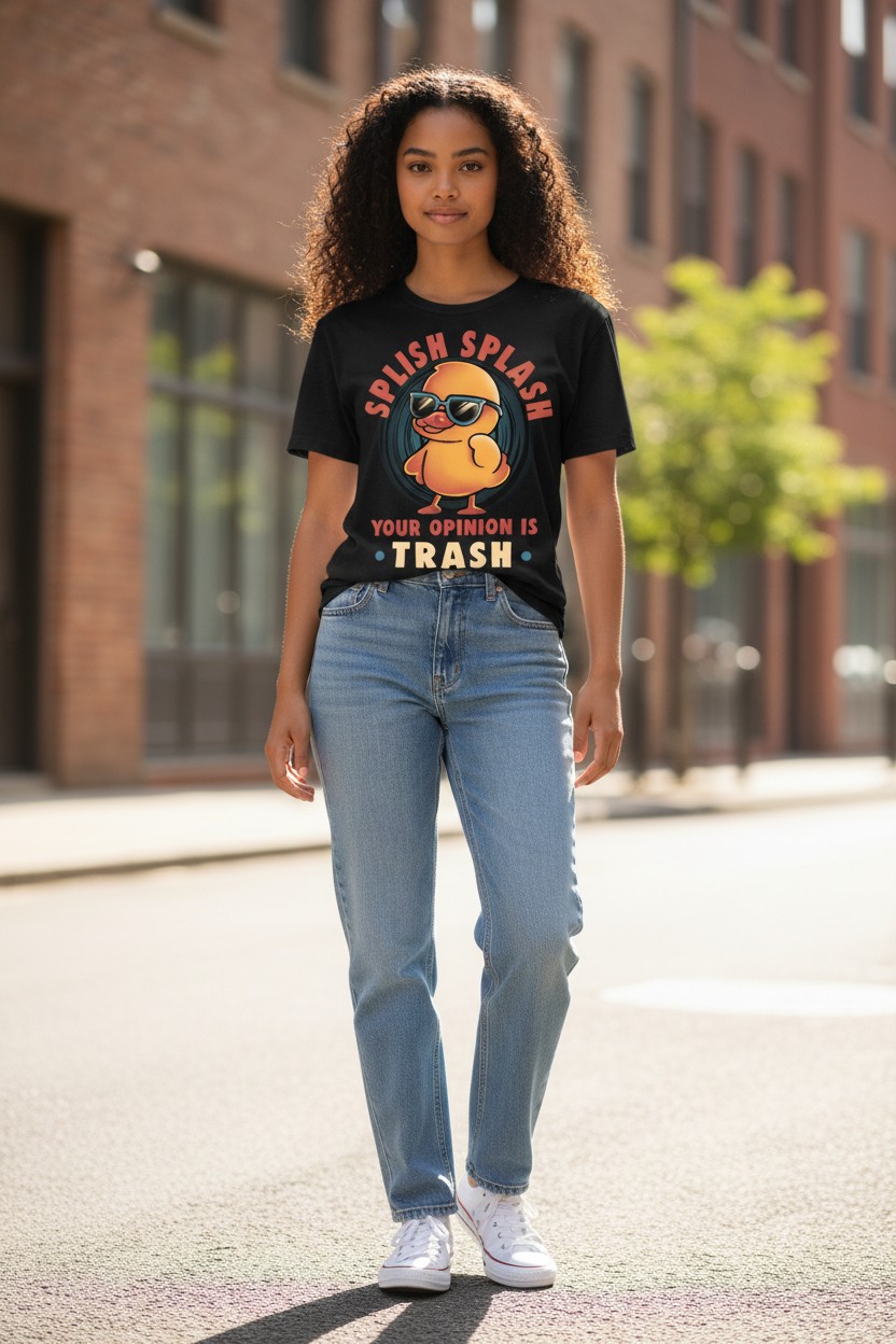 Your Opinion Is Trash Ladies T-shirt