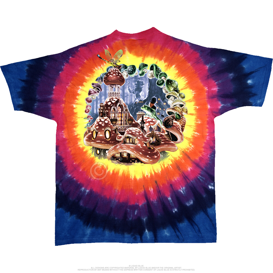 Mushroom Elf Light Fantasy T-shirt