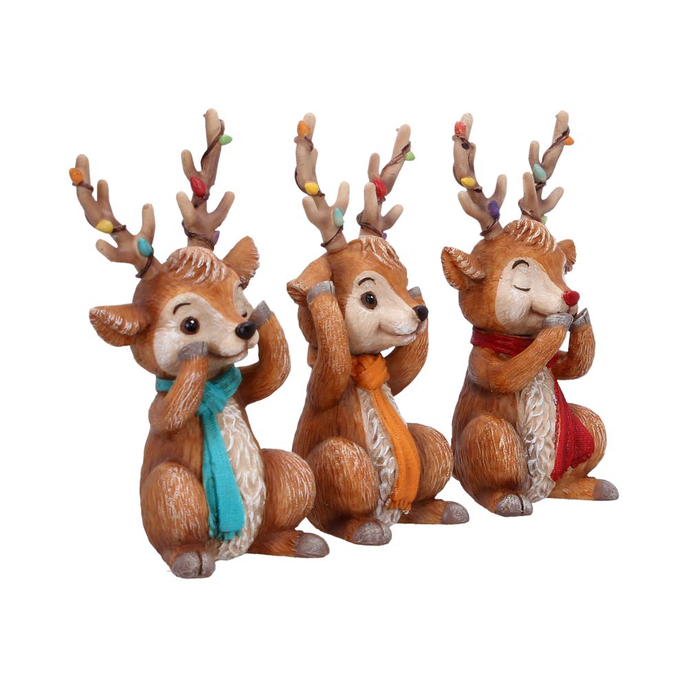 Three Wise Reindeer 10.8cm
