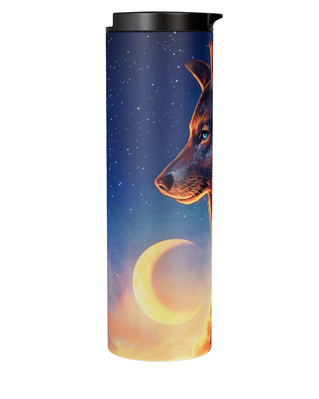 Night Guardian - Wolf Tumbler