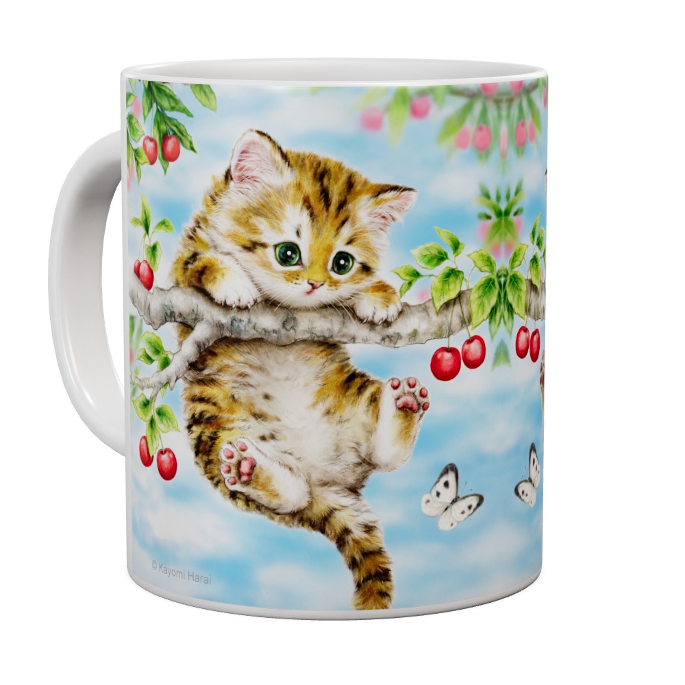 Cherry Kitten Mug