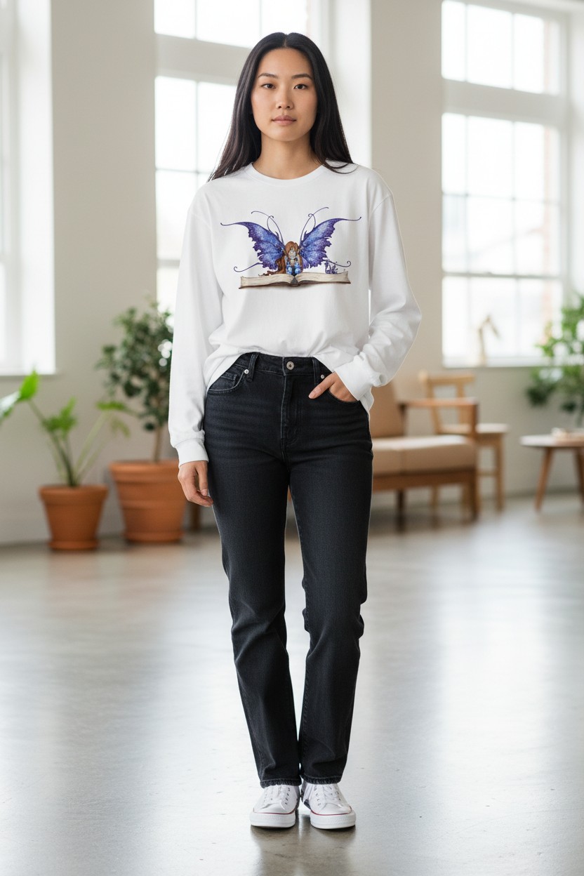 Fairy Bookworm Longsleeve