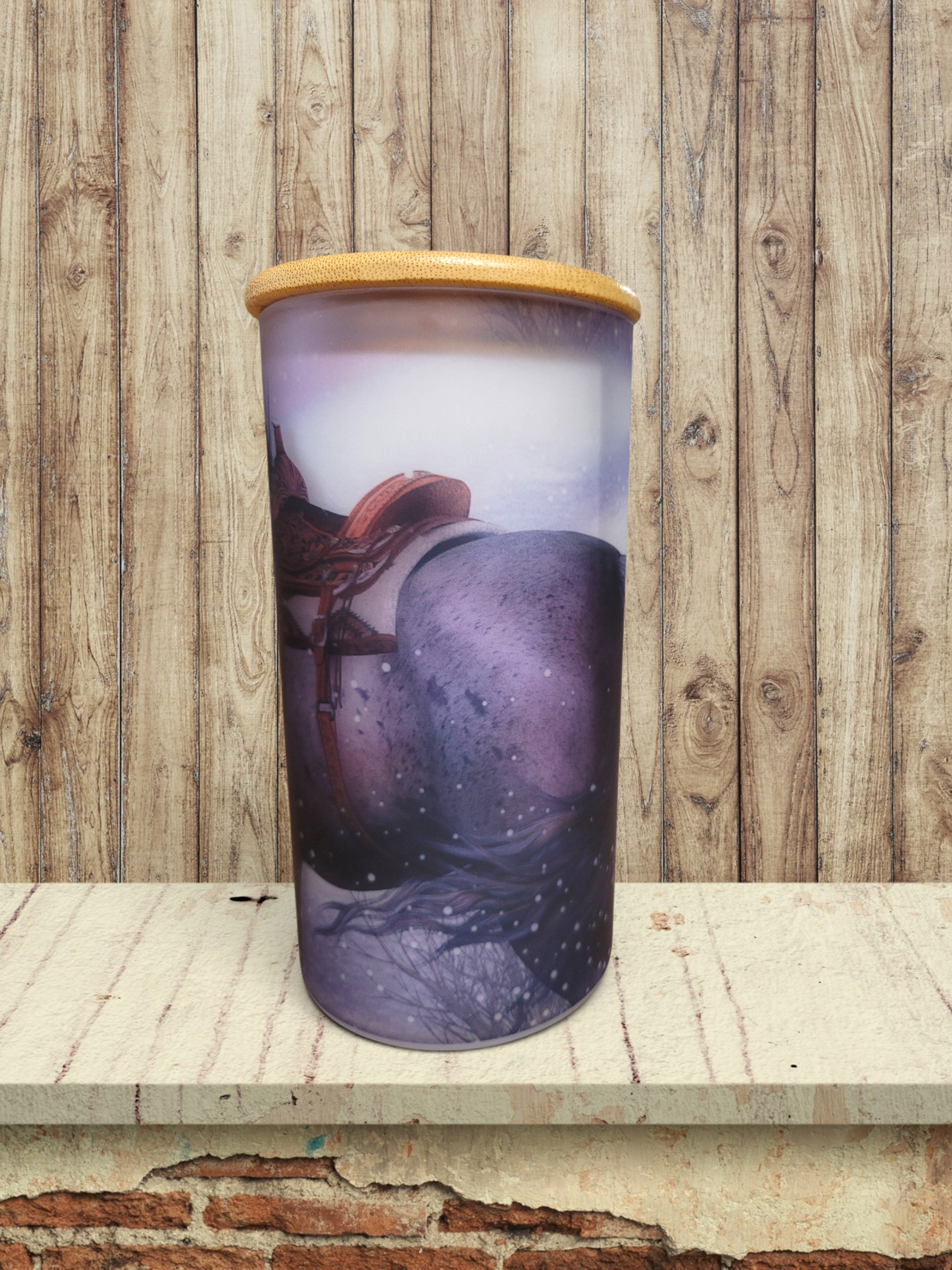 A Winters Encounter - Storage Jar 25Oz