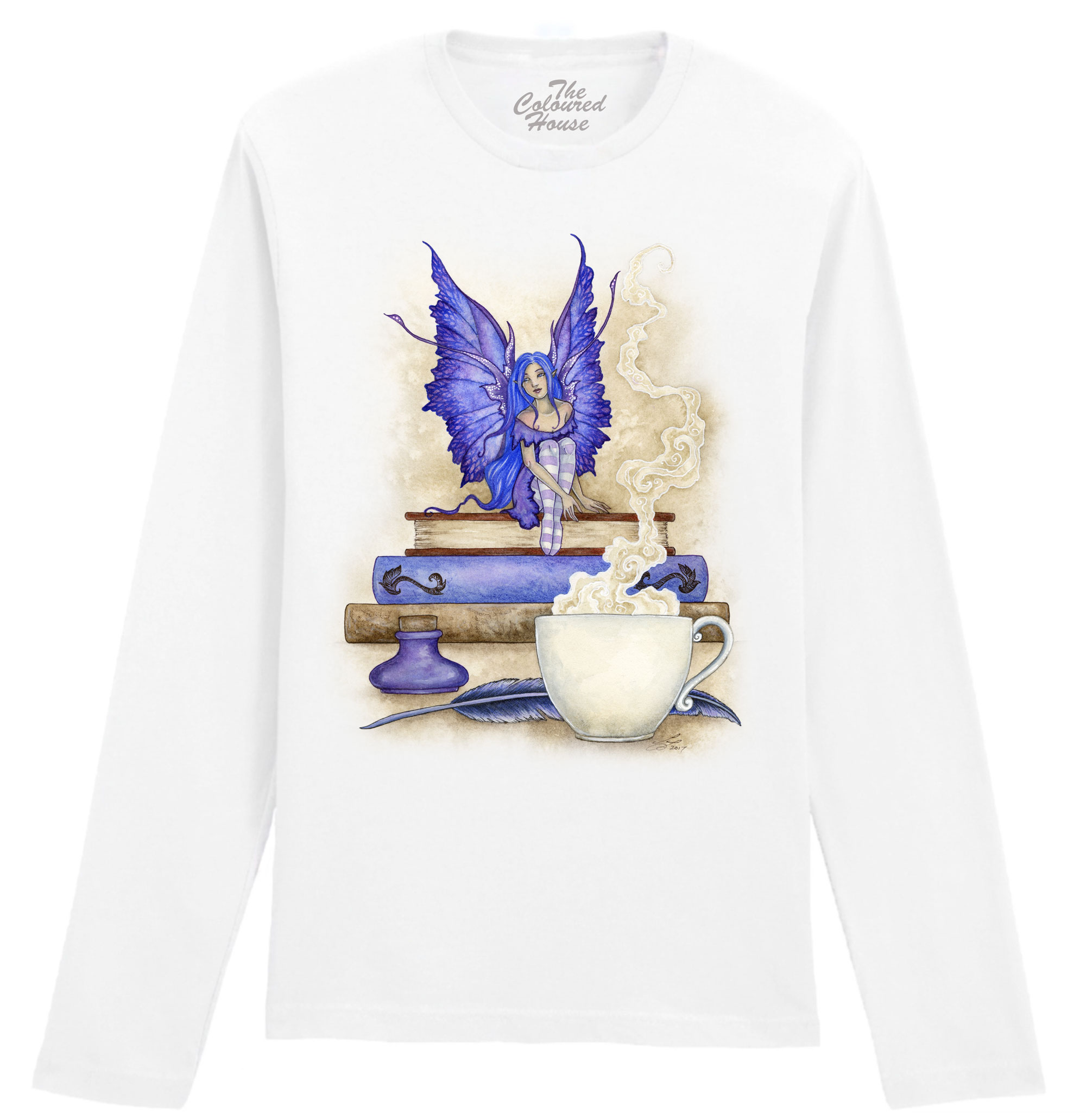 Blue Bookworm Longsleeve