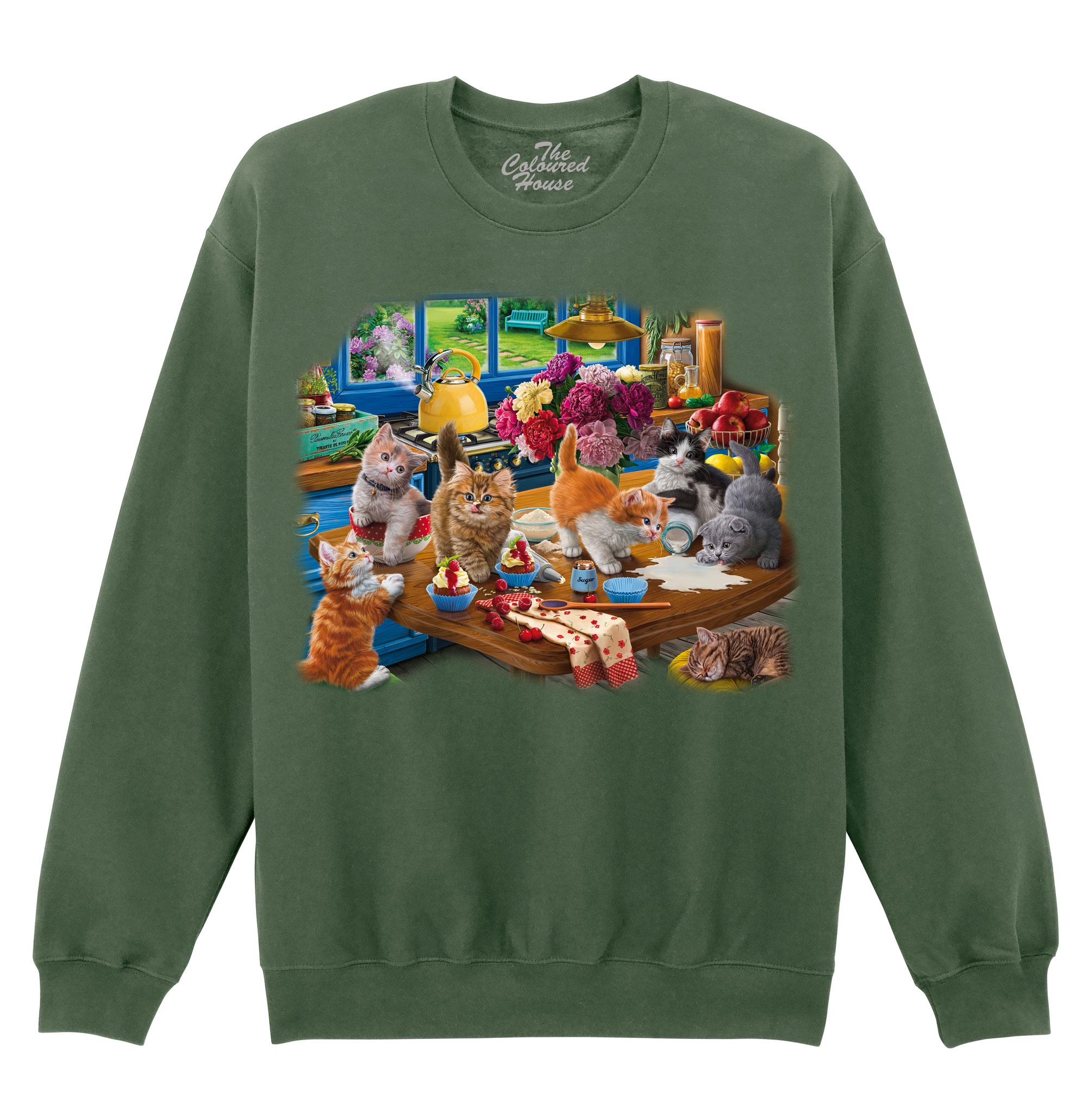 Kittens In The Kitchen Sweater 
