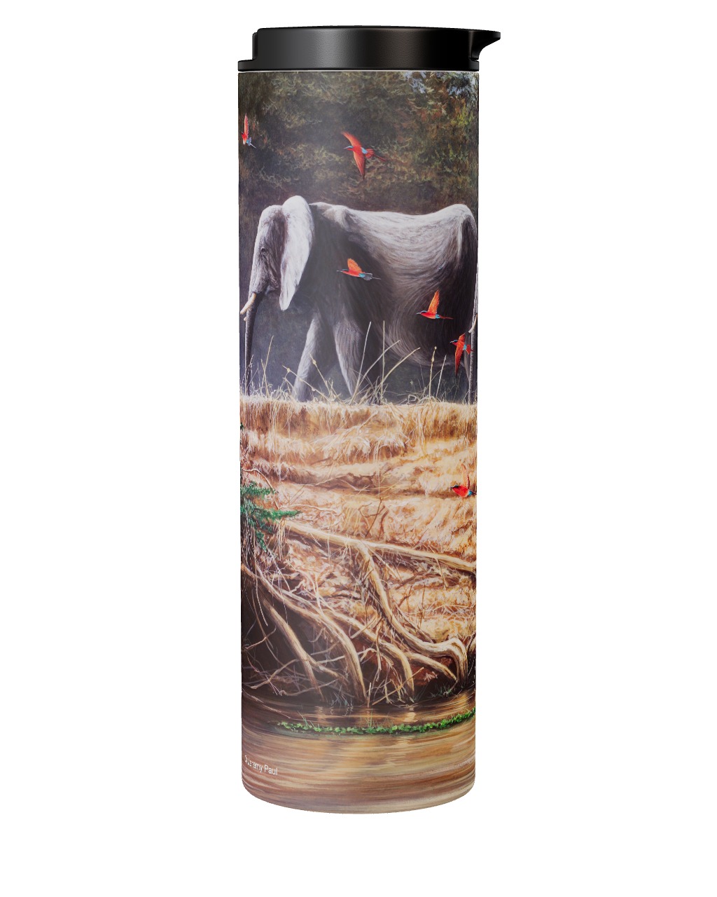 Crossing Elephants Tumbler