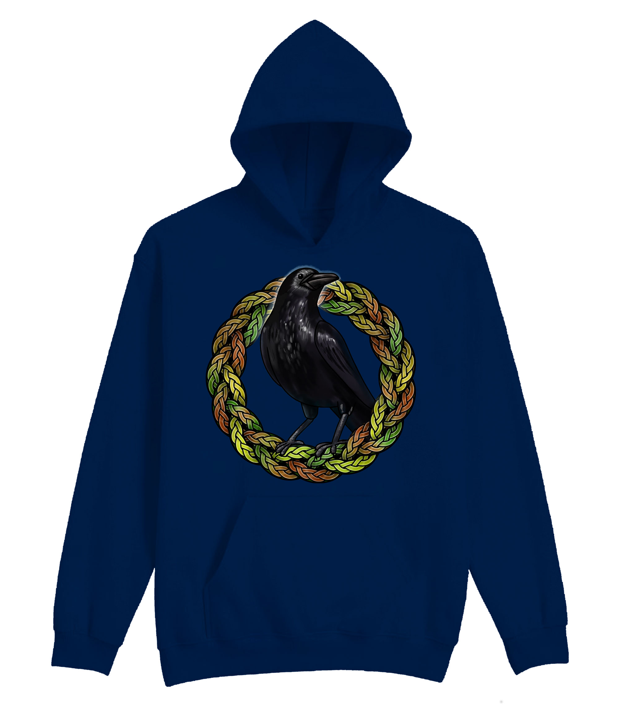 Crow Celtic Knot Hoodie