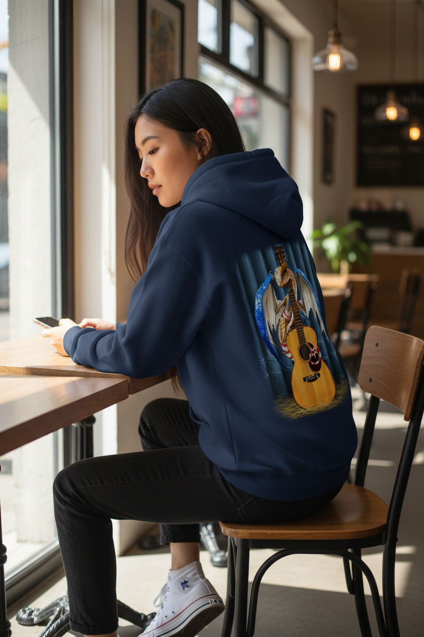 Country Music Dragon Hoodie
