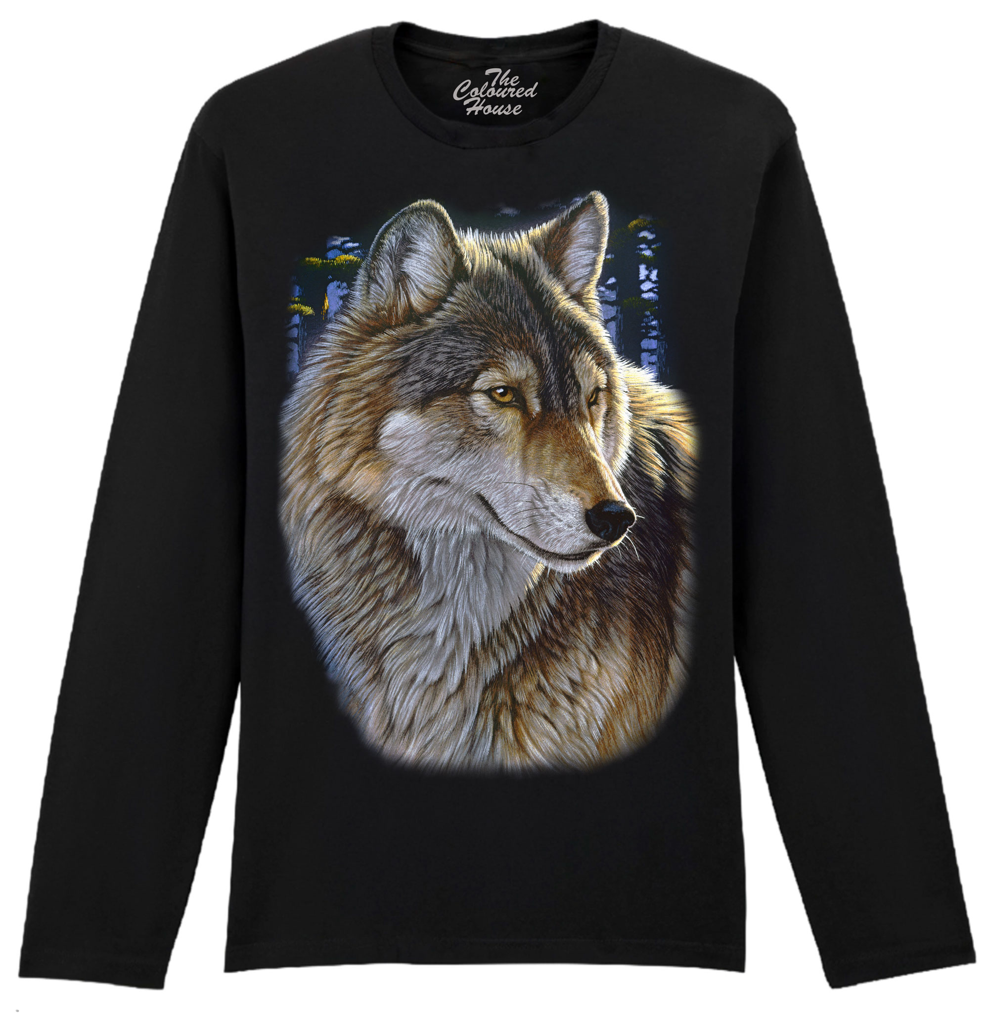 Evening Wolf Portrait Longsleeve
