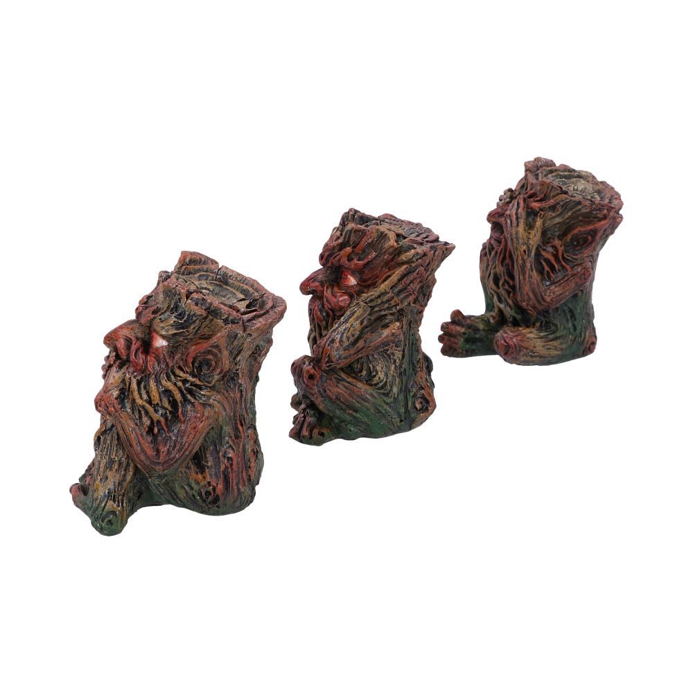 Three Wise Tree Spirits set of 3 - 9.2cm