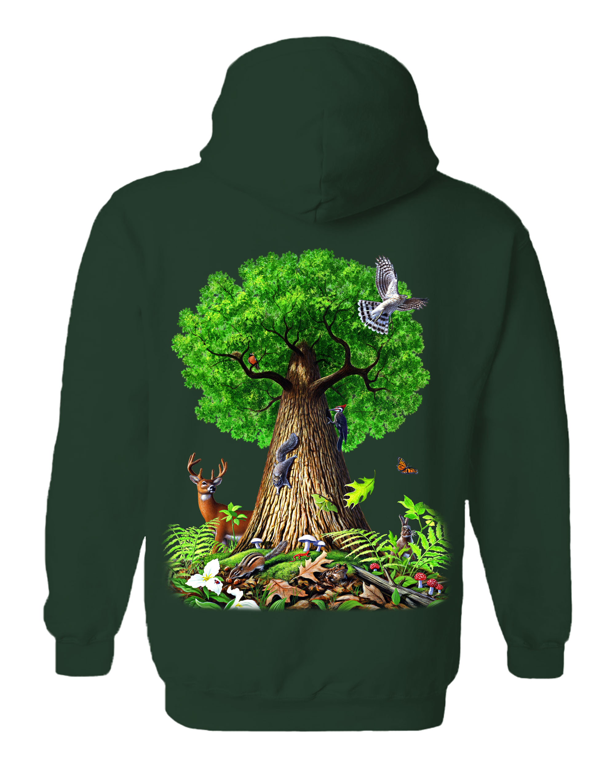 Tree Of Life Animals Hoodie