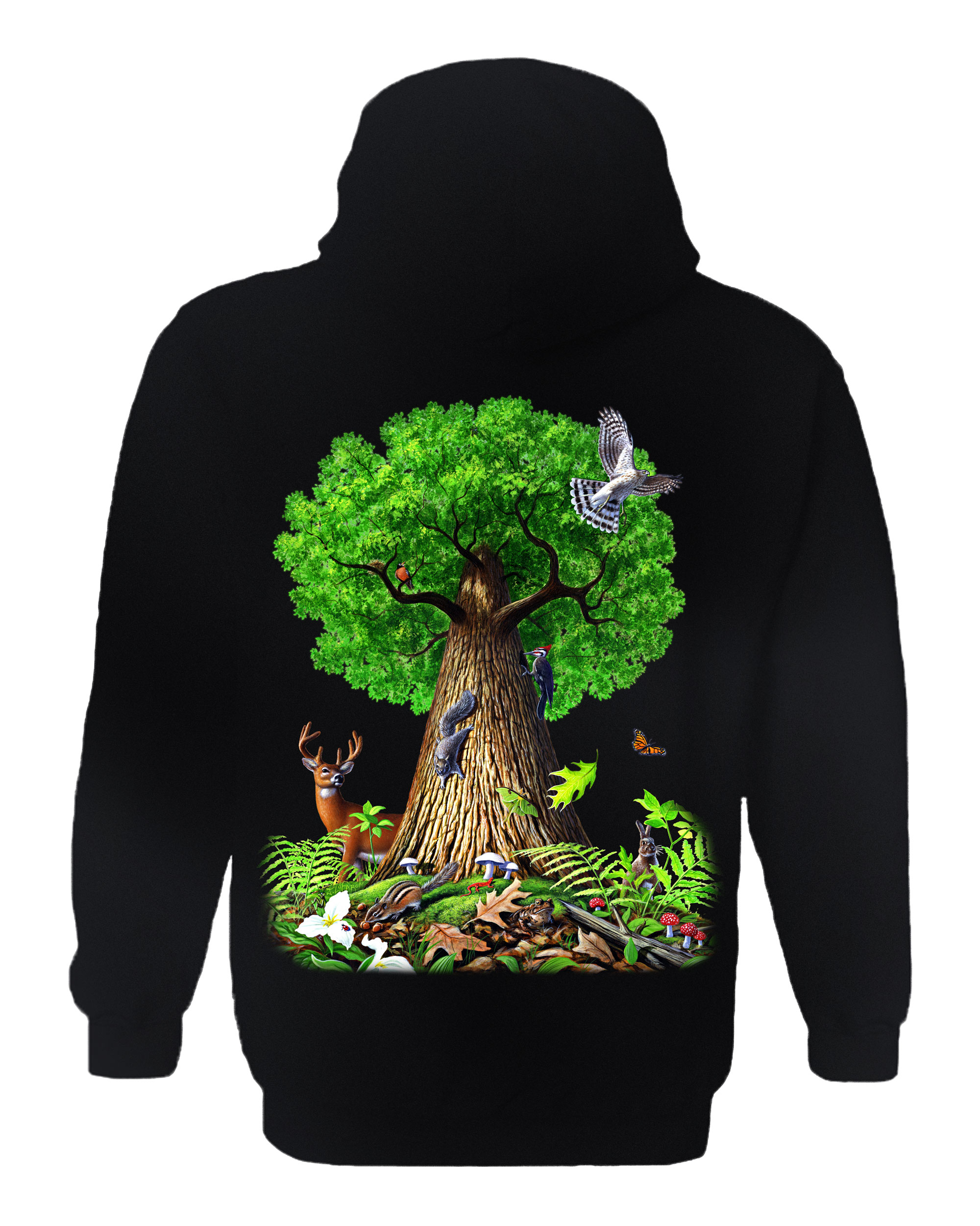 Tree Of Life Animals Hoodie