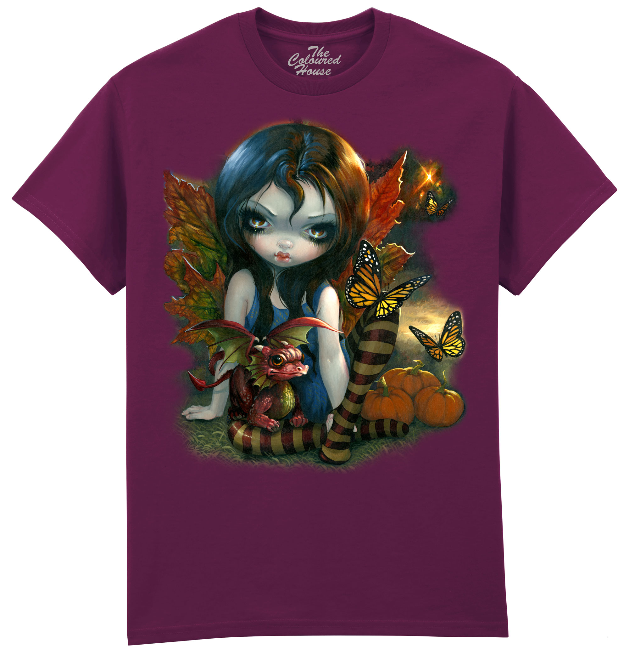 Fairy Autumn and Dragon