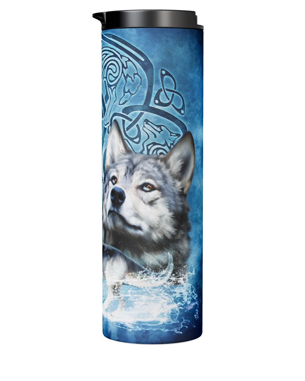 Celtic Wolf Tumbler