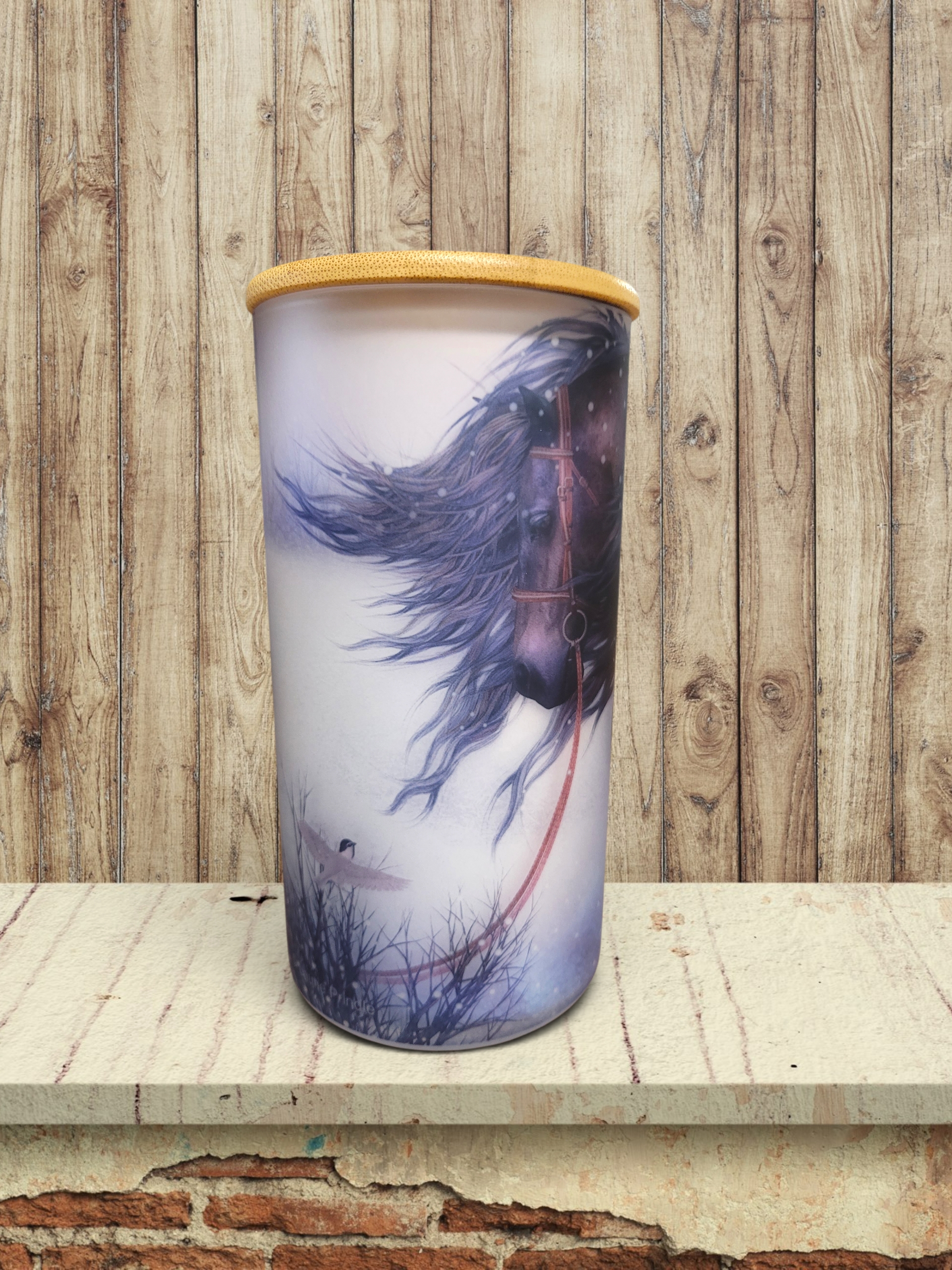A Winters Encounter - Storage Jar 25Oz