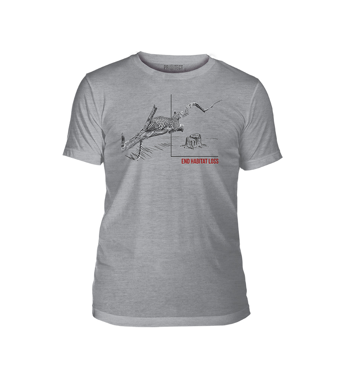 End Habitat Loss Leopard Tri-Blend