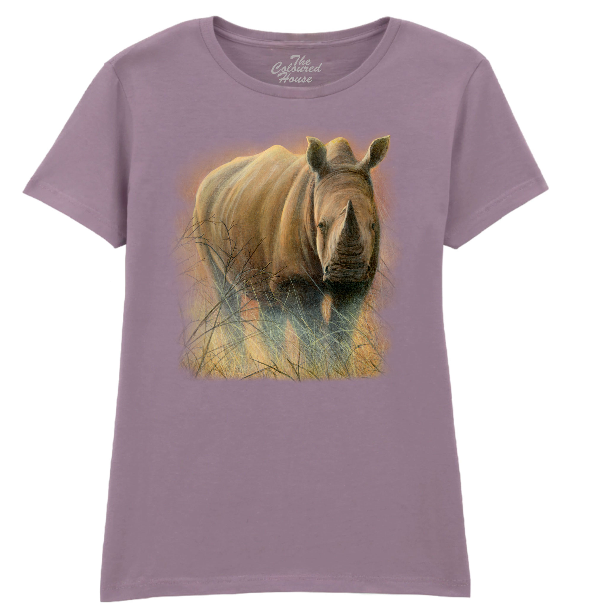 Heat And Dust - White Rhino Ladies T-shirt