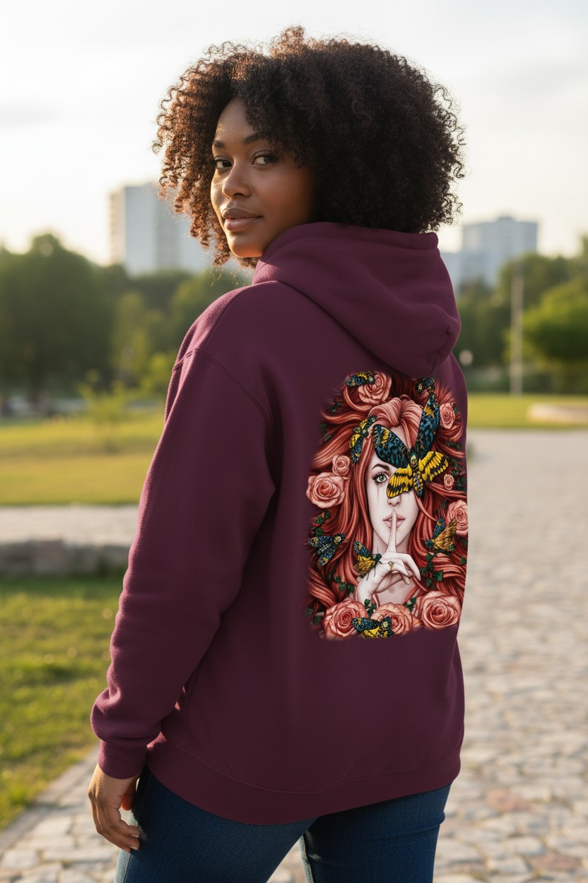 Lady Moth Hoodie