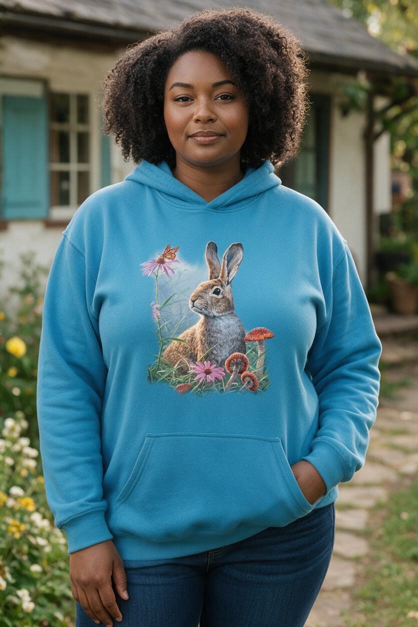 Curious Cottontail Hoodie