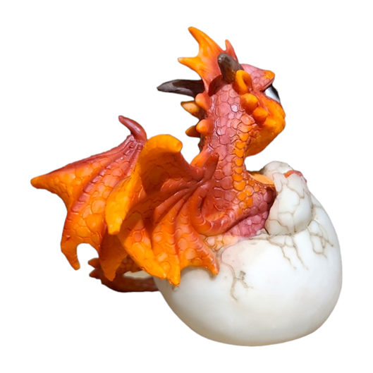 Red Dragon Egg - ± 11cm