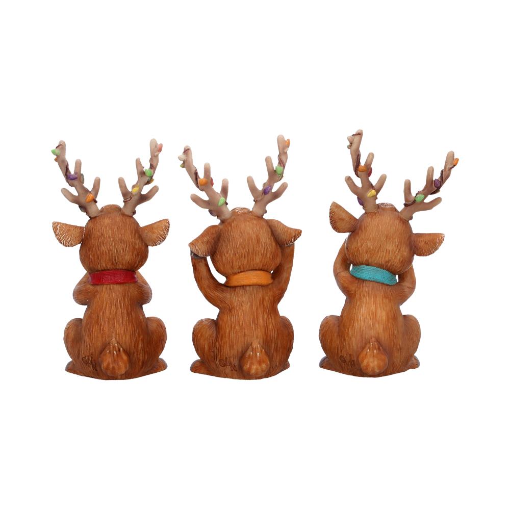 Three Wise Reindeer 10.8cm
