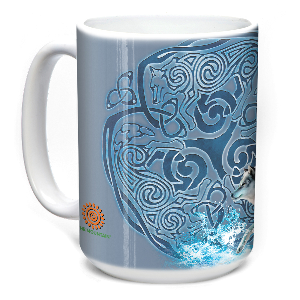 Becher Celtic Wolf Refresh Blue