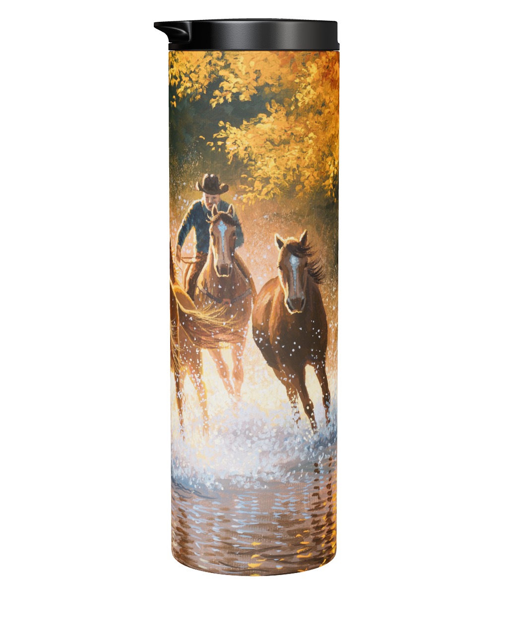 Making Waves - Cowboy And Horses Tumbler
