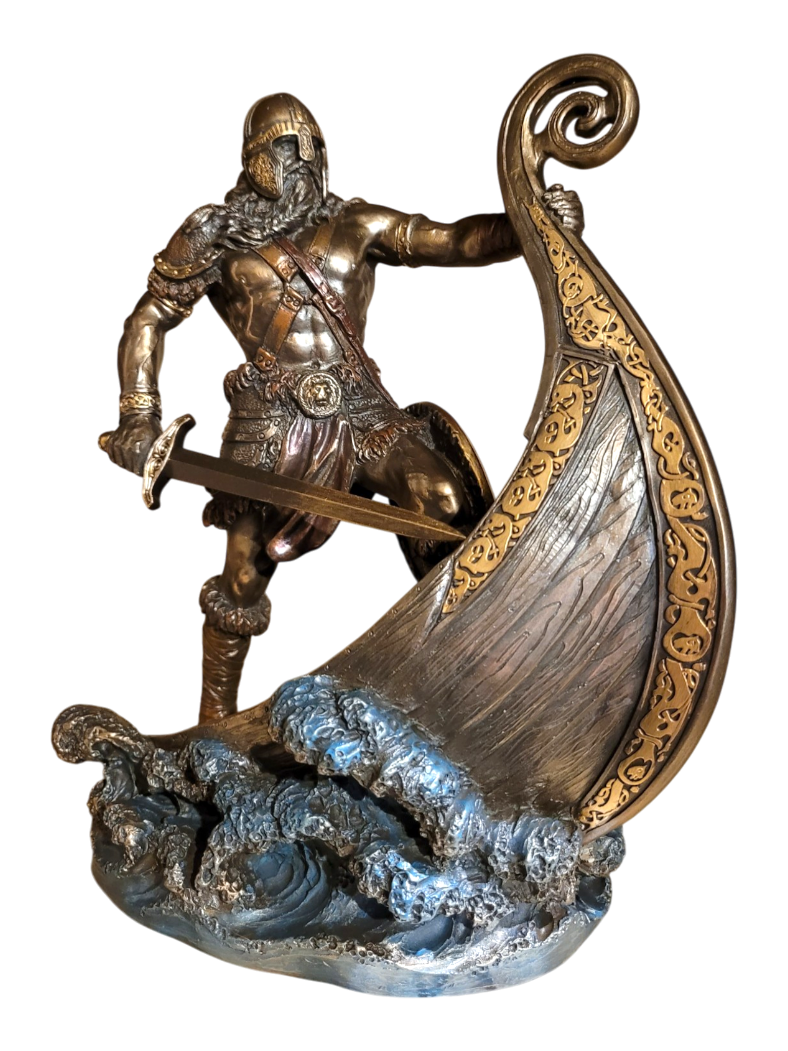 Viking Warrior With Traditional Helmet