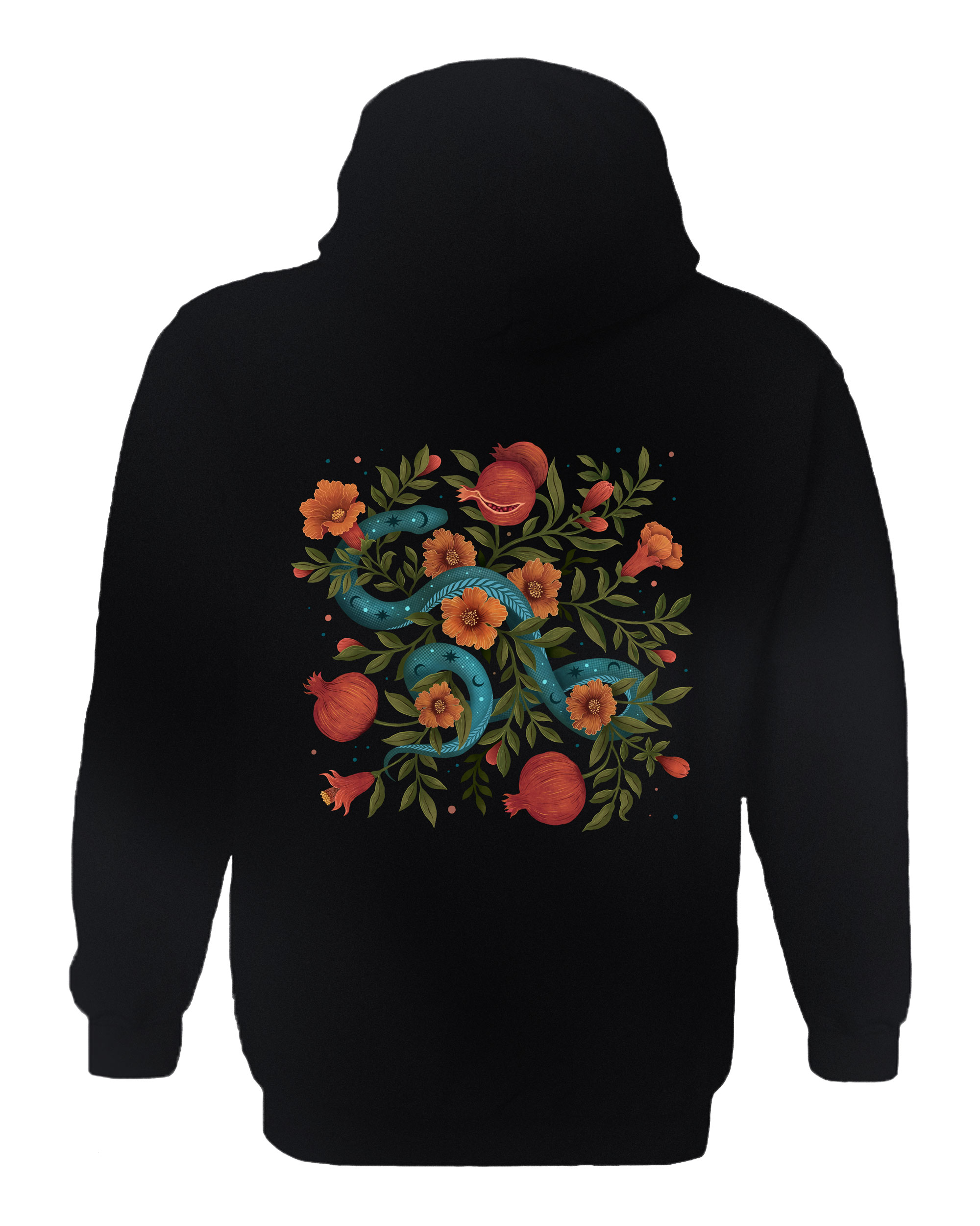 Serpentine Blossom Hoodie