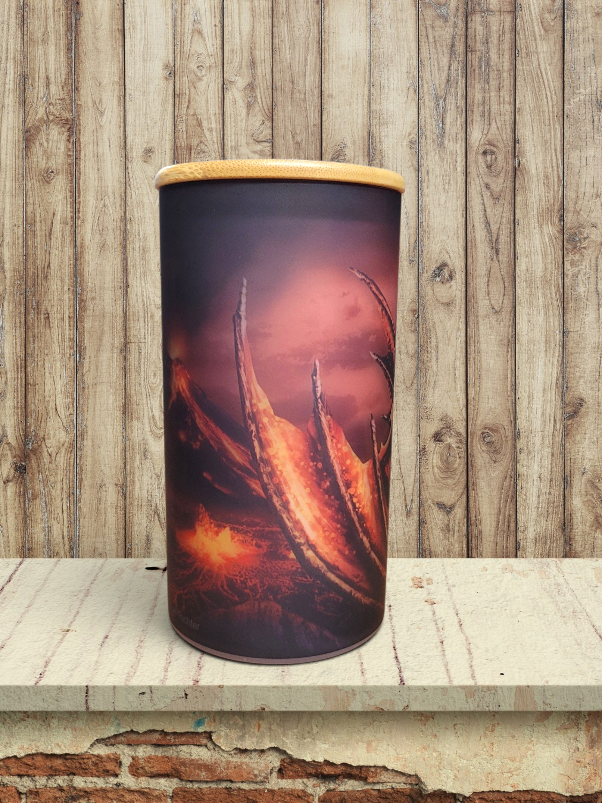 Alessa Dragon - Storage Jar 25Oz