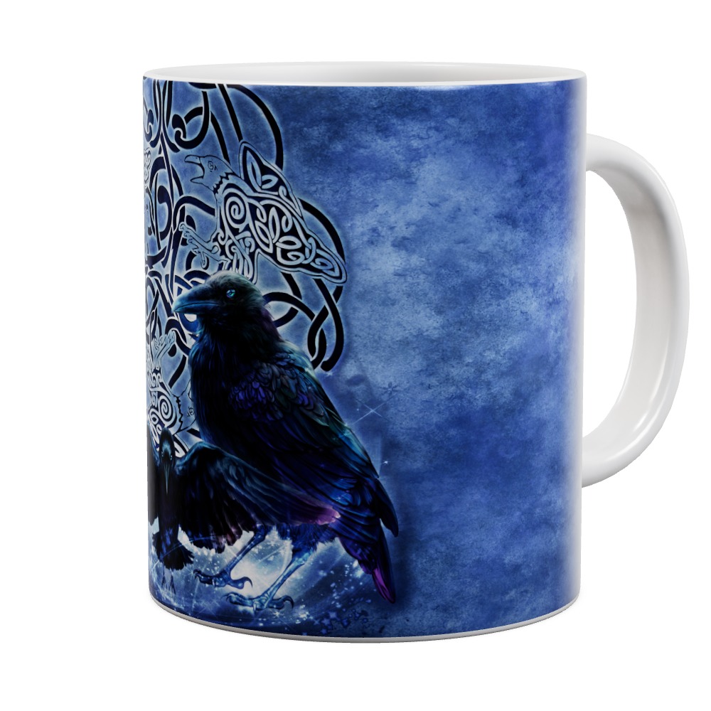 Celtic Raven Mug