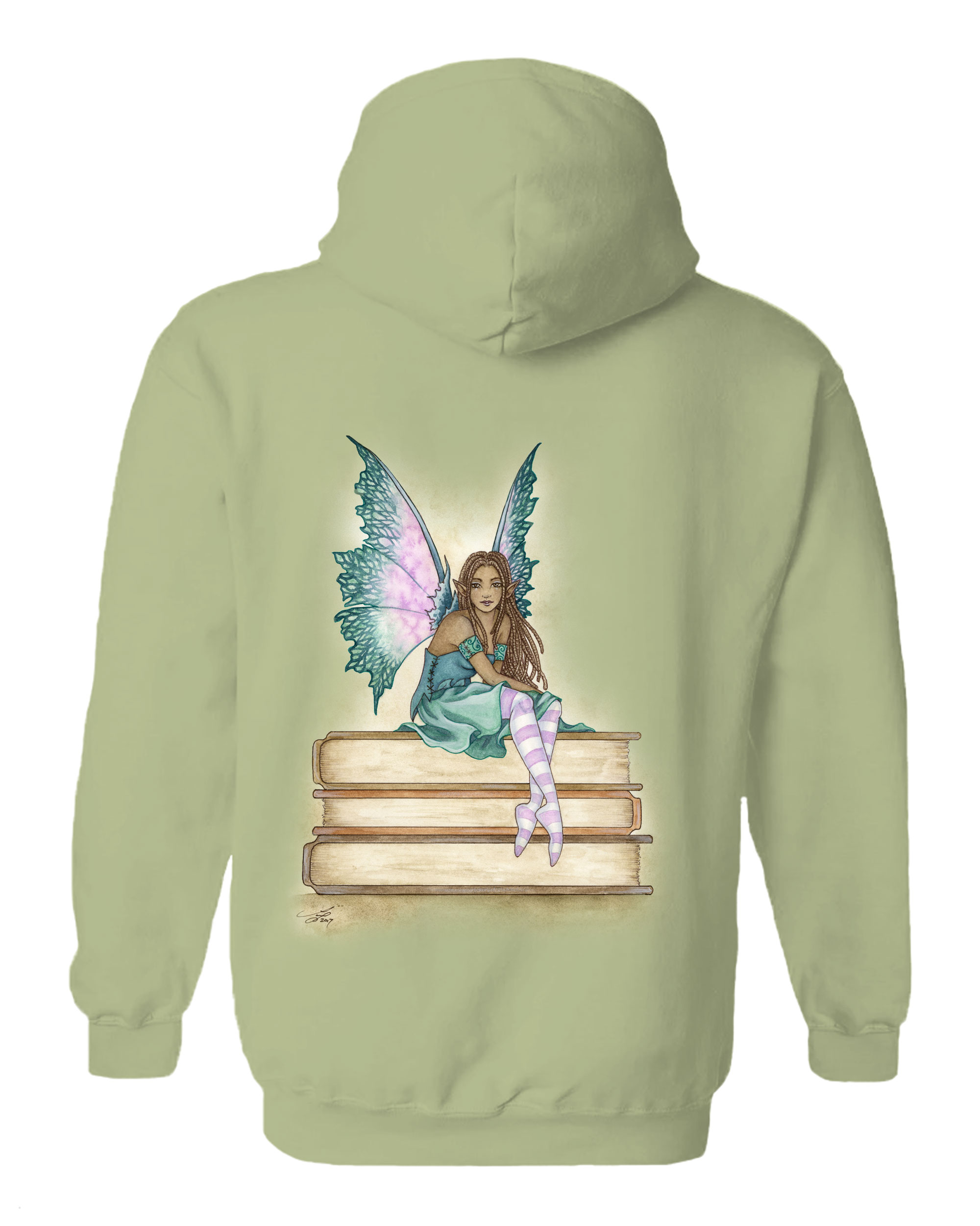 Green Bookworm Hoodie