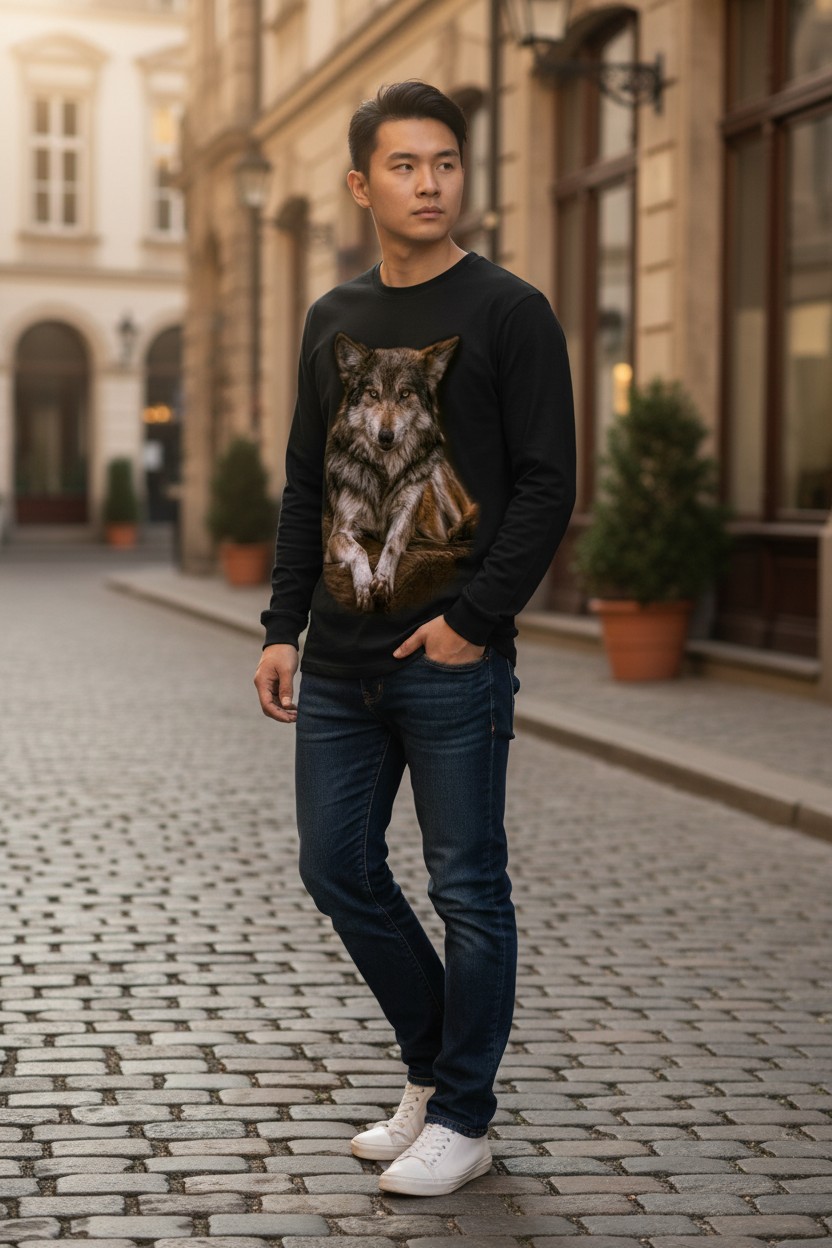 The Spirit Within - Wolf Longsleeve