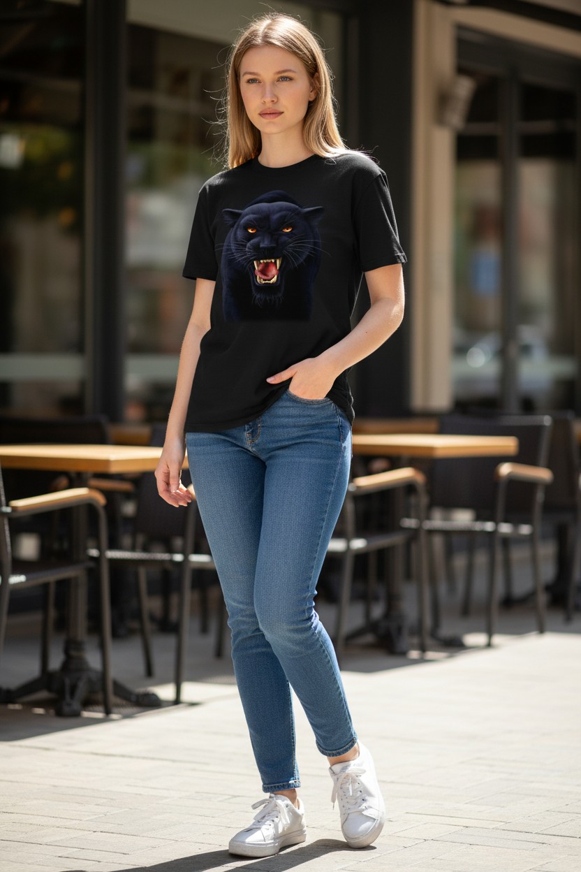 Night Stalker - Black Panther Ladies T-shirt