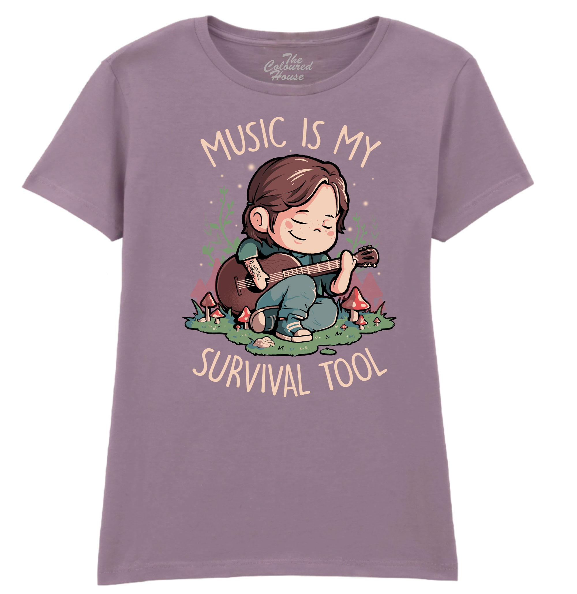 Music Is My Survival Tool Ladies T-shirt