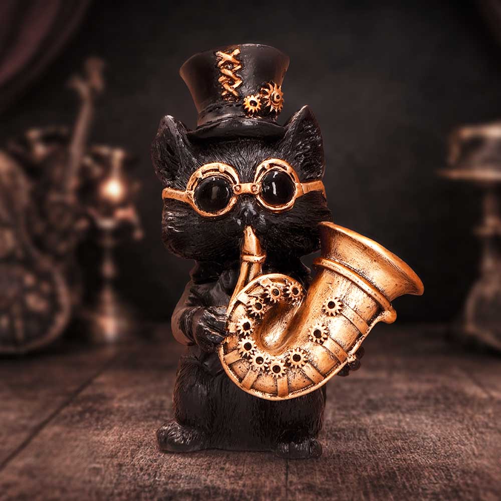 Music Meowstro - Horn Cat