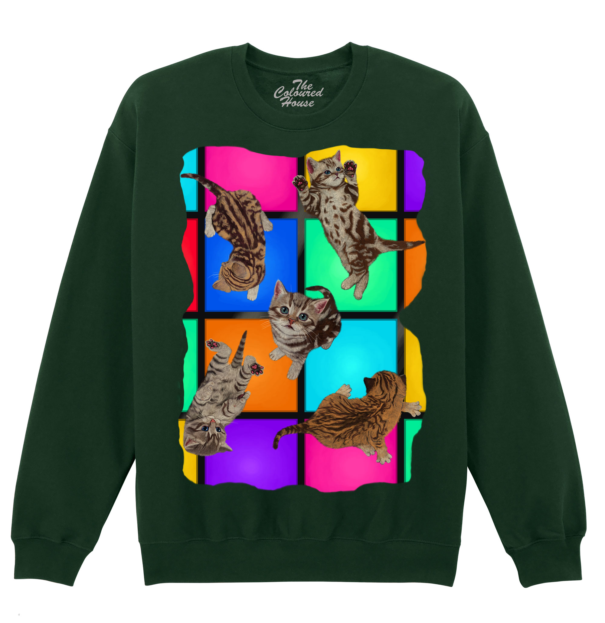 Disco Kittens Sweater