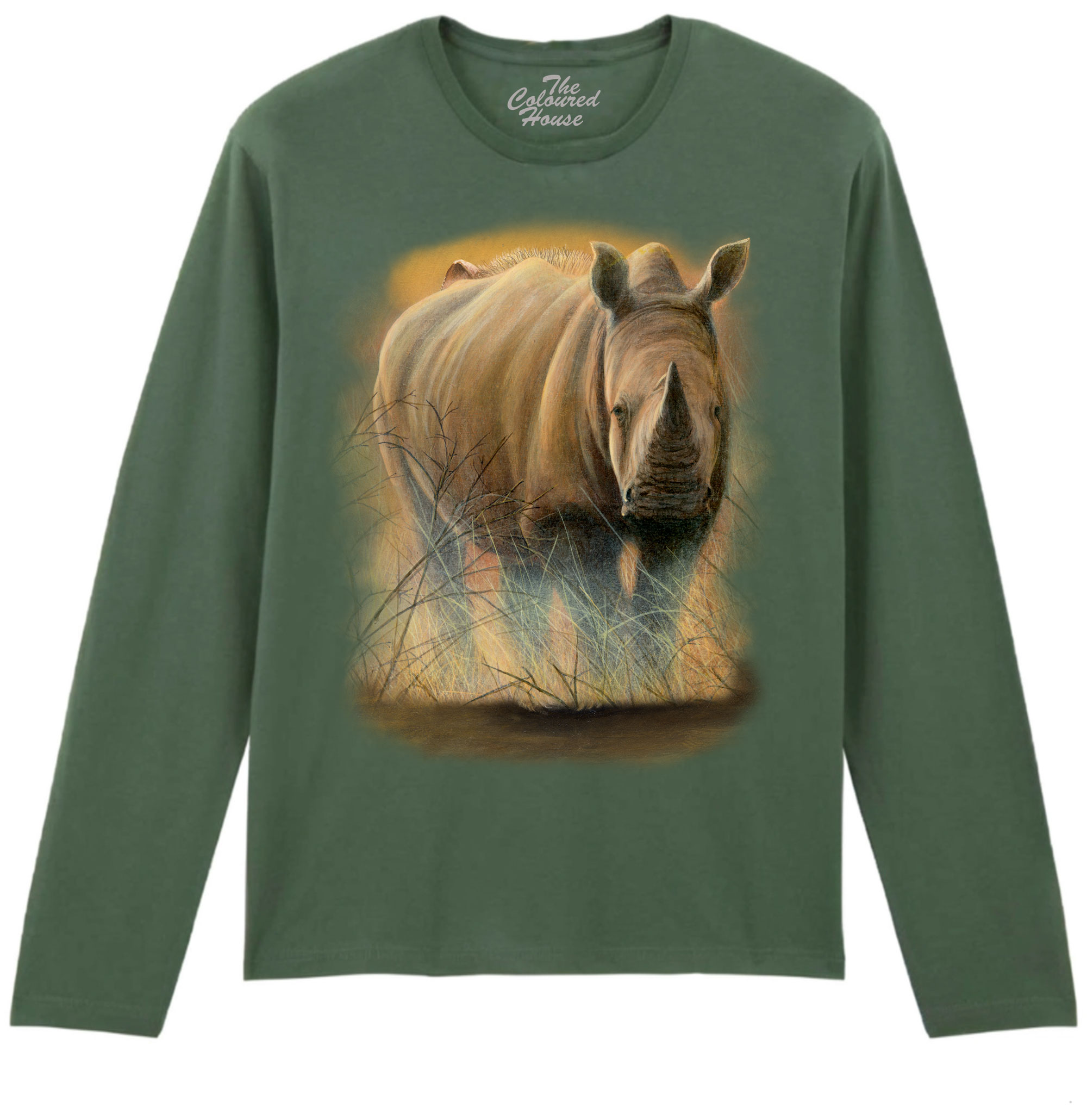 Heat And Dust - White Rhino Longsleeve